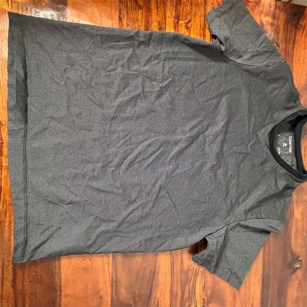 Calvin Klein Men's‎ Gray Wicking Crew Neck T-Shirt Size M